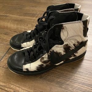 Nike fur high tops